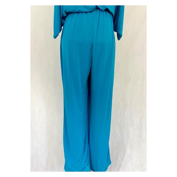 Nicole Miller Batwing Sleeve Jersey Knit Jumpsuit - Picture 8 of 11
